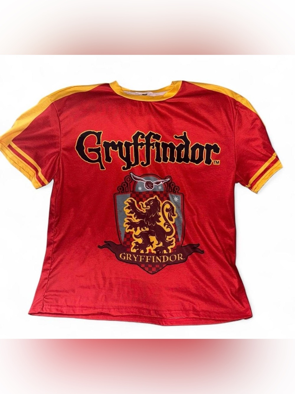 Harry Potter Gryffindor Jersey T Shirt Sz XL